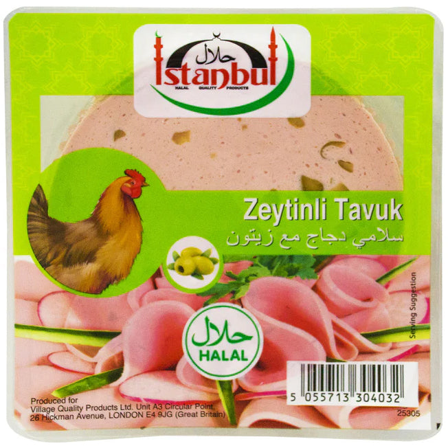 Istanbul Sliced Chicken Salam with Olives 200g