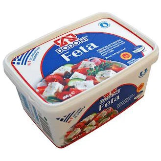 Dodoni Greek Feta Sliced Cheese Tubs 400g