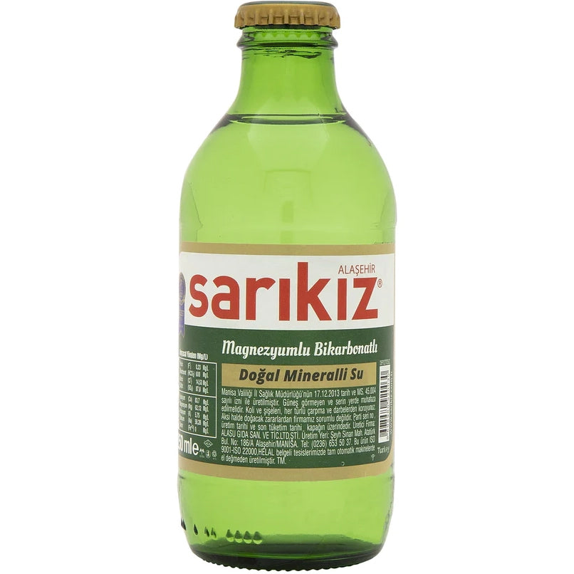 Sarikiz Mineral Water [24 Pack] (GLASS) 200ml