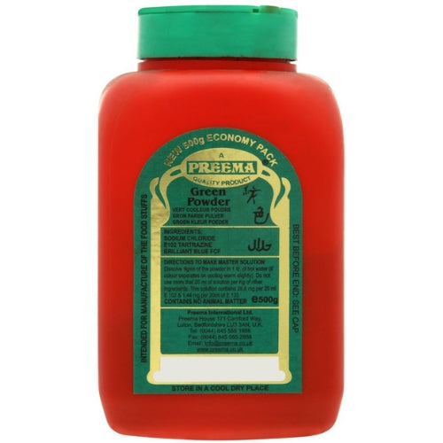 Preema Green Food Colour Powder 500g