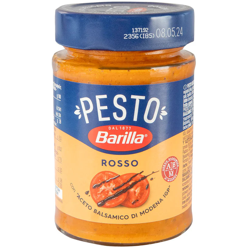 Barilla Pesto Rosso with Tomato & Balsamic Vinegar Jar 200g