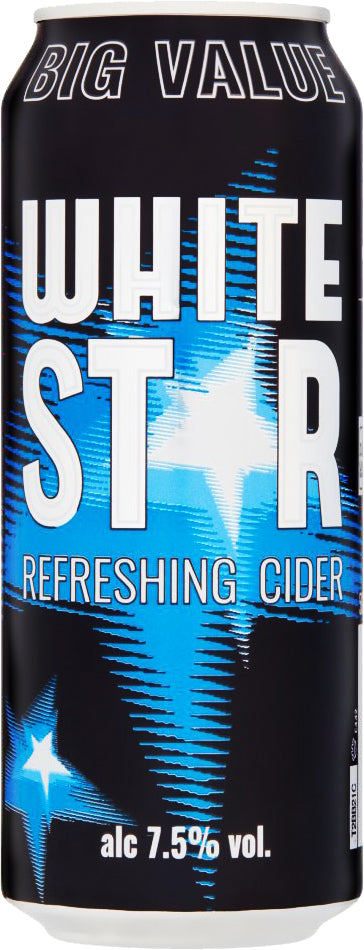 White Star Refreshing Apple Cider (CAN) 500ml