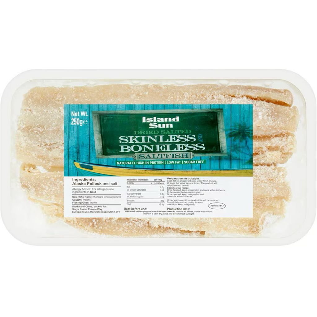 Saltfish Skinless&Boneless 250g