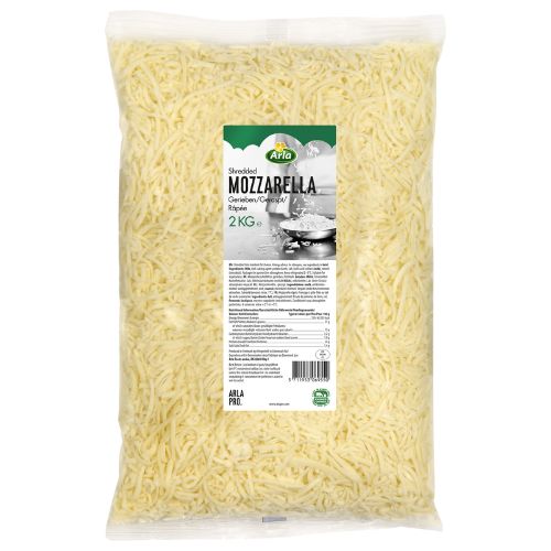 Arla Pro Grated Mozzarella 2Kg