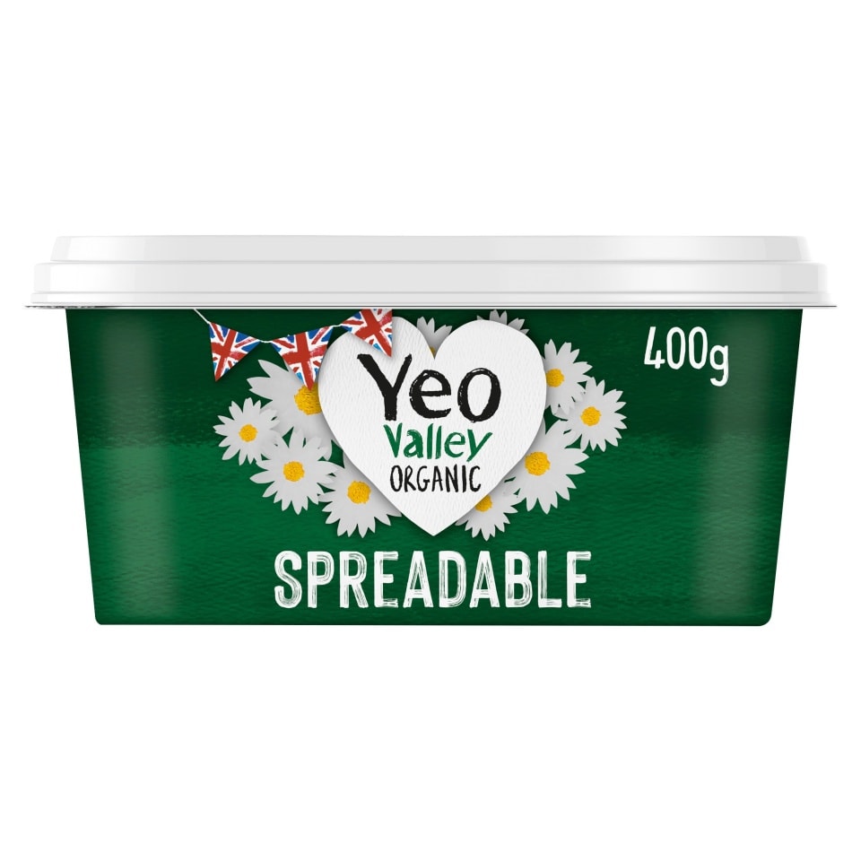 Yeo Valley Organic Spreadable Butter 400g
