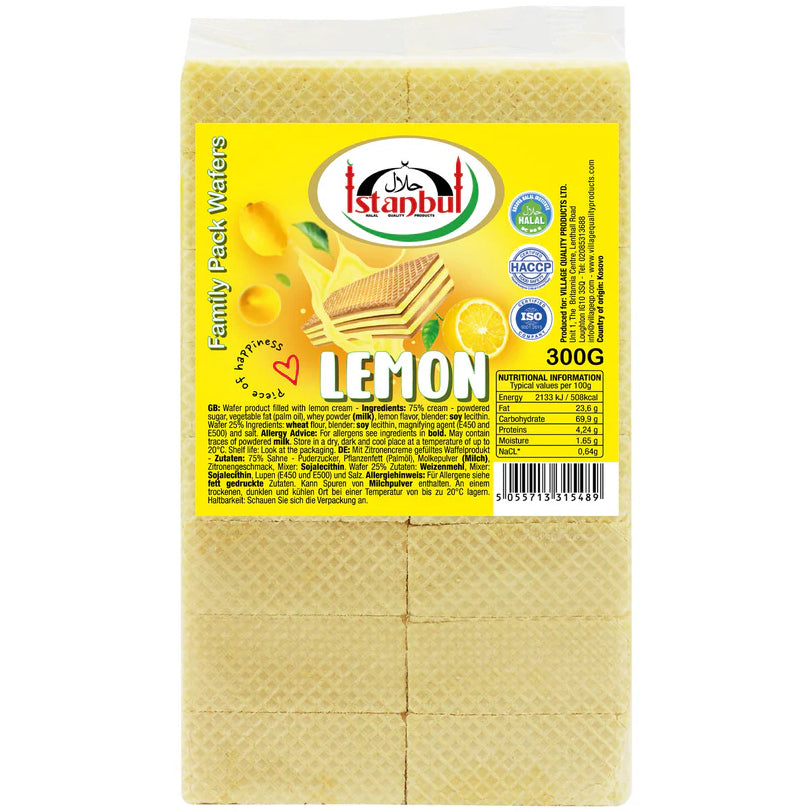 Istanbul Wafer Lemon 250g