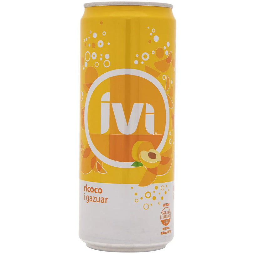 Ivi Fizzy Drink Apricot (CAN) 330ml