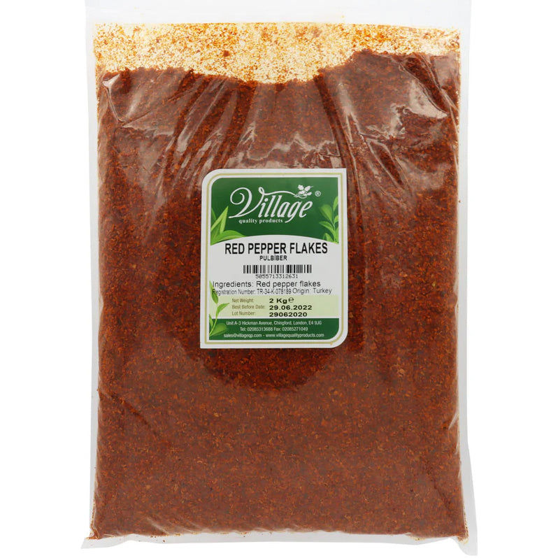 VILLAGE Hot Red Pepper Flakes (Aci Kirmizi Pul Biber) 2Kg