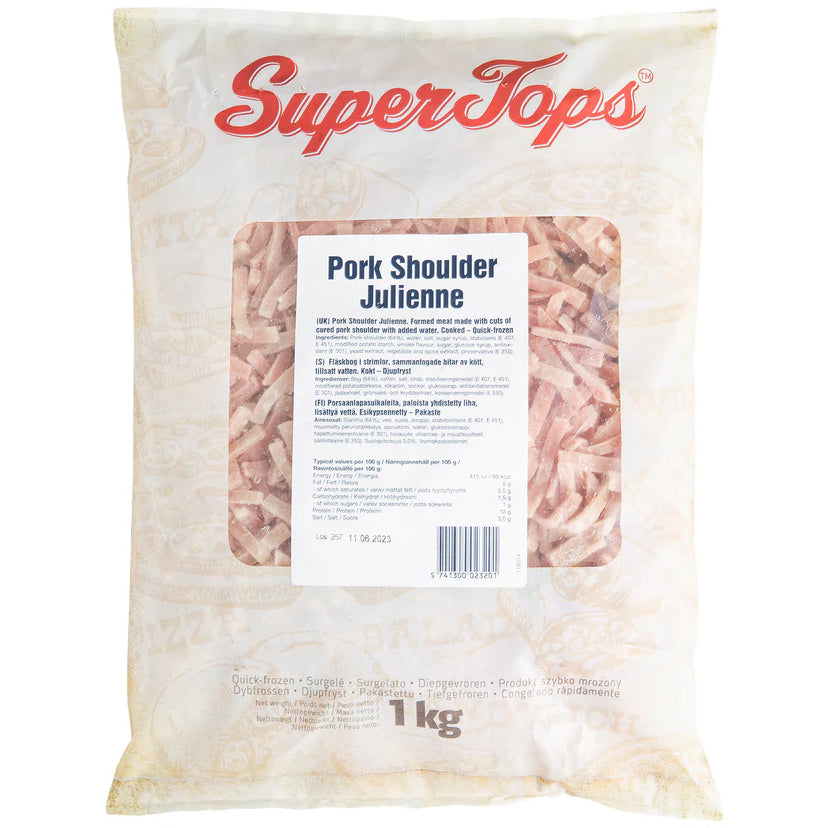 Tulip Supertops (Pork Shoulder) Julienne Topping 1Kg