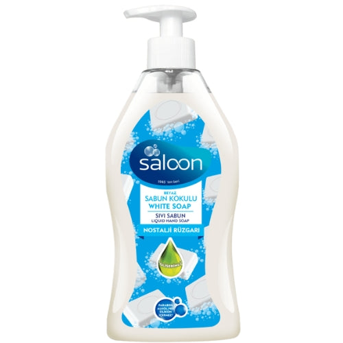 Saloon Liquid Soap White Beyaz Kokulu 400ml