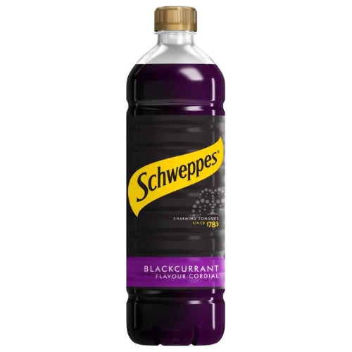 Schweppes Blackcurrant Cordial 1L