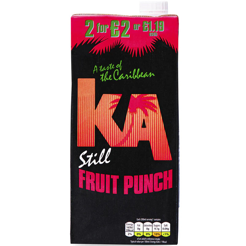 KA Still Fruit Punch Juice PM Ãƒâ€šÃ‚Â£1.19 1Lt