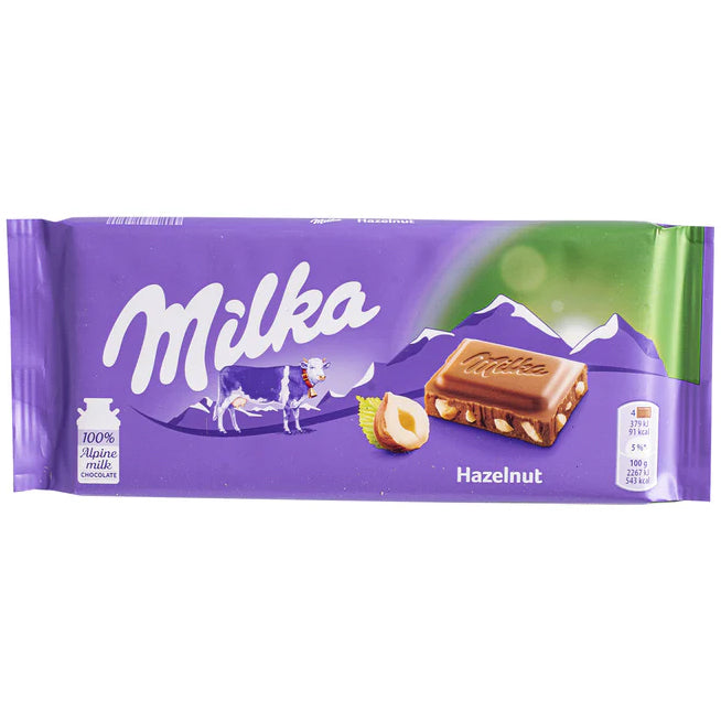 Milka Chocolate Hazelnut 100g