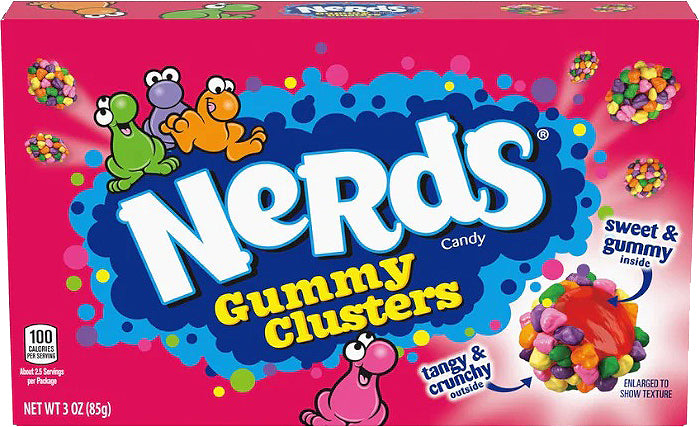 Nerds Candy Gummy Cluster Rainbow 12x85g
