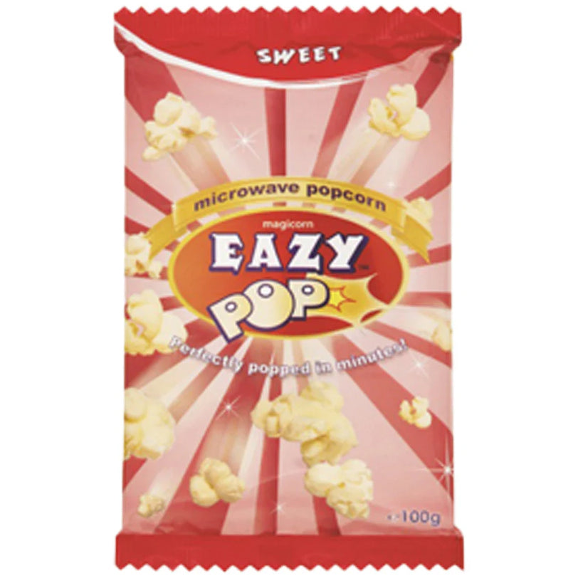 Eazy Pop Microwave Sweet Popcorn 85g