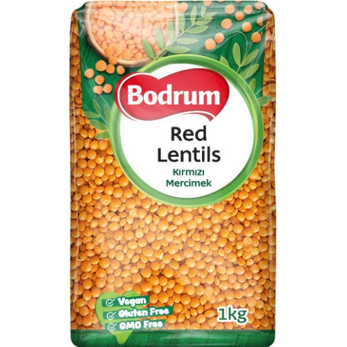 Bodrum Red Lentils Whole (62) 1Kg