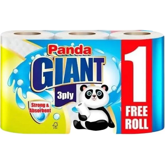 Panda Glory Kitchen Towel 3 Rolls 3 PLY