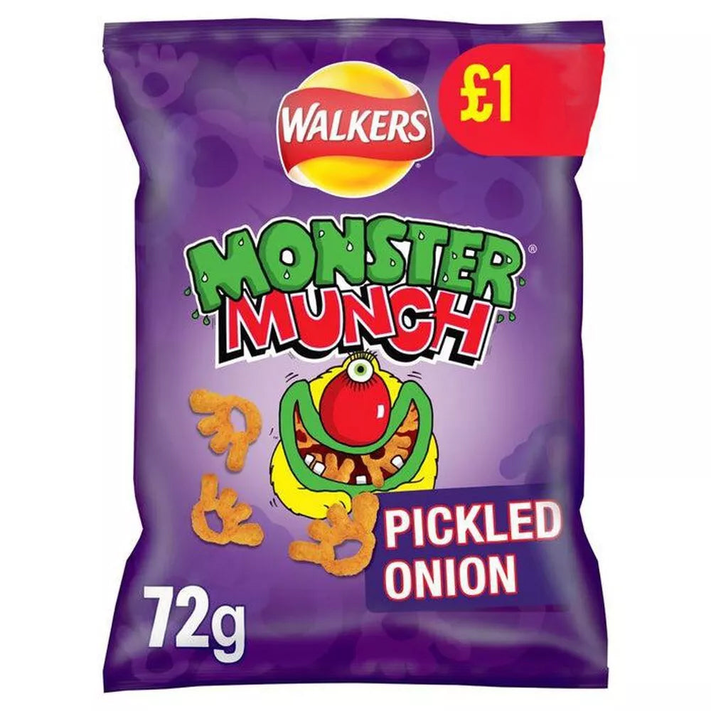 Monster Munch Big Bag Pickled Onion PMP £1 72g