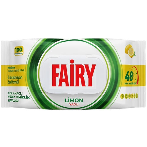 Fairy Wipes Lemon 100pcs