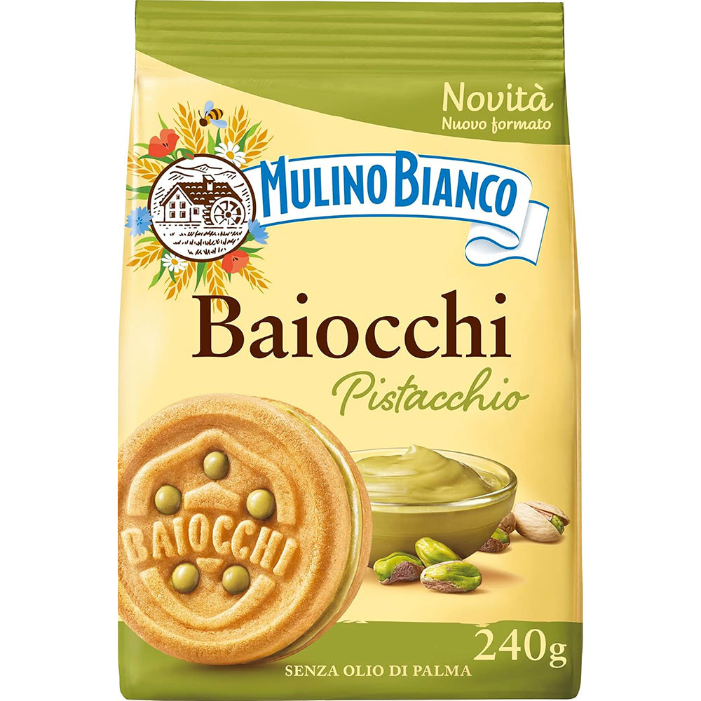 Mulino Bianco Baiocchi Pistachio 240g