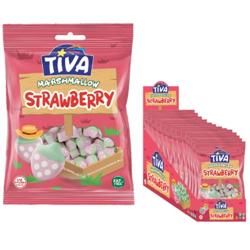 Tiva Marshmallow Strawberry 140g