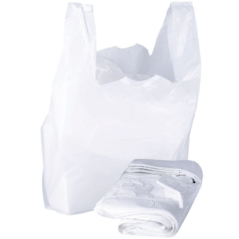 Jupiter/Oxford White Medium Carrier Bag (10x15x18") 2000pcs