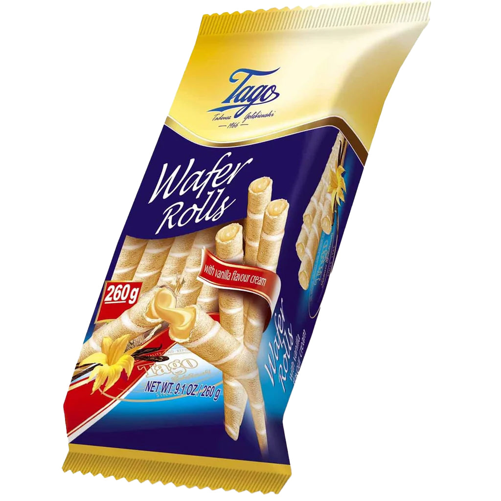Tago Vanilla Wafer Rolls 150g
