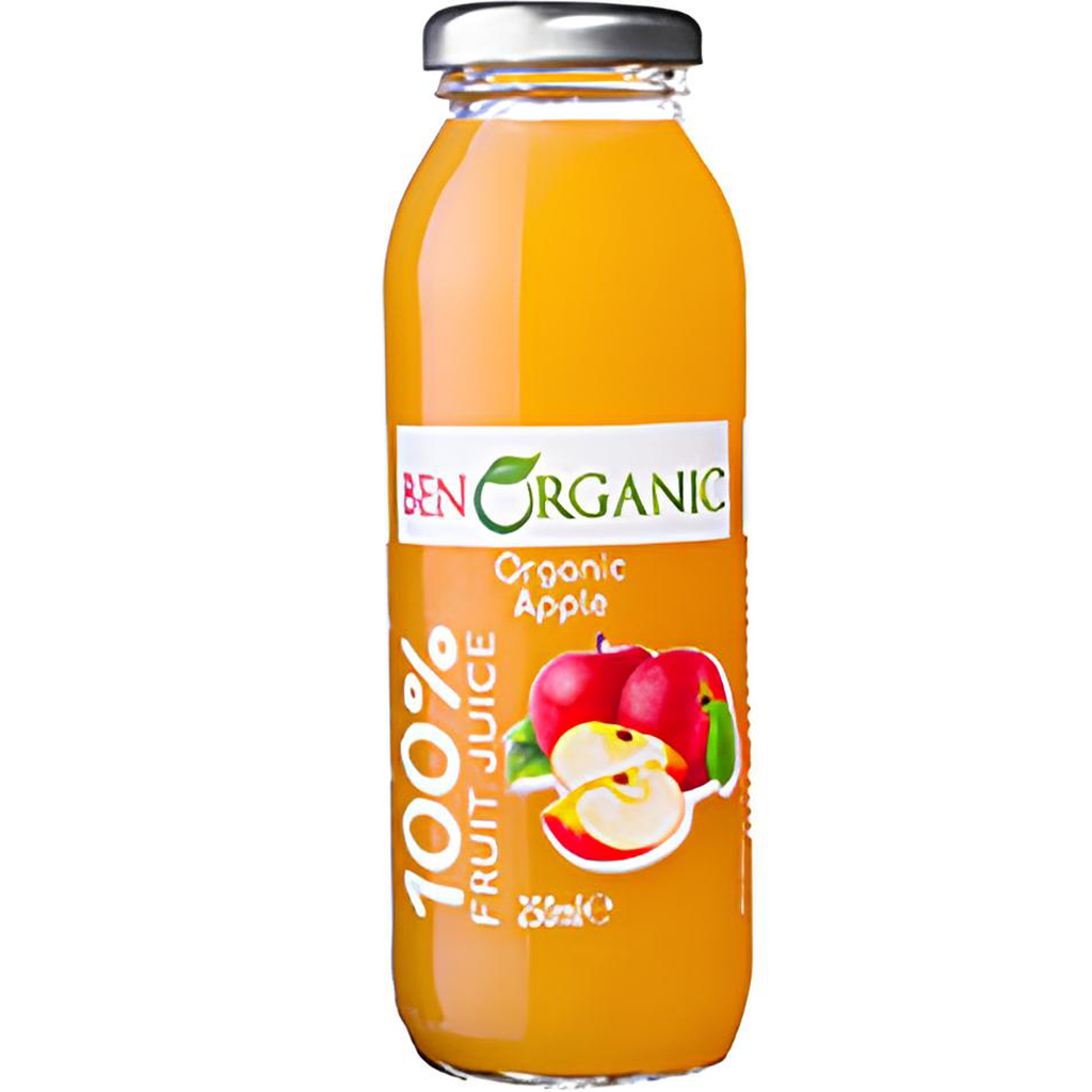 Ben Organic Apple Juice Glass 250ml