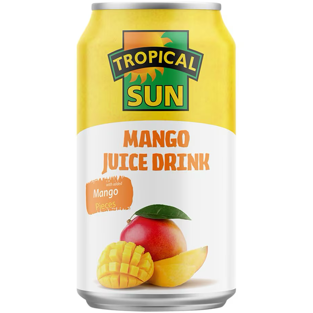 Tropical Sun Mango Juice With Pulp Can 330ml
