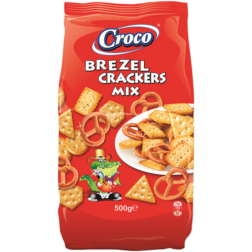 CROCO Brezel Crackers Mix 500g