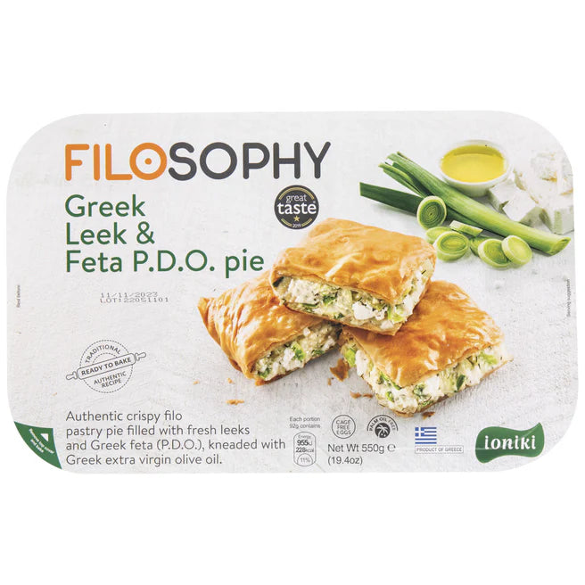 Ioniki FiloSophy Greek Leek & Feta Pie (00-22-35) 550g