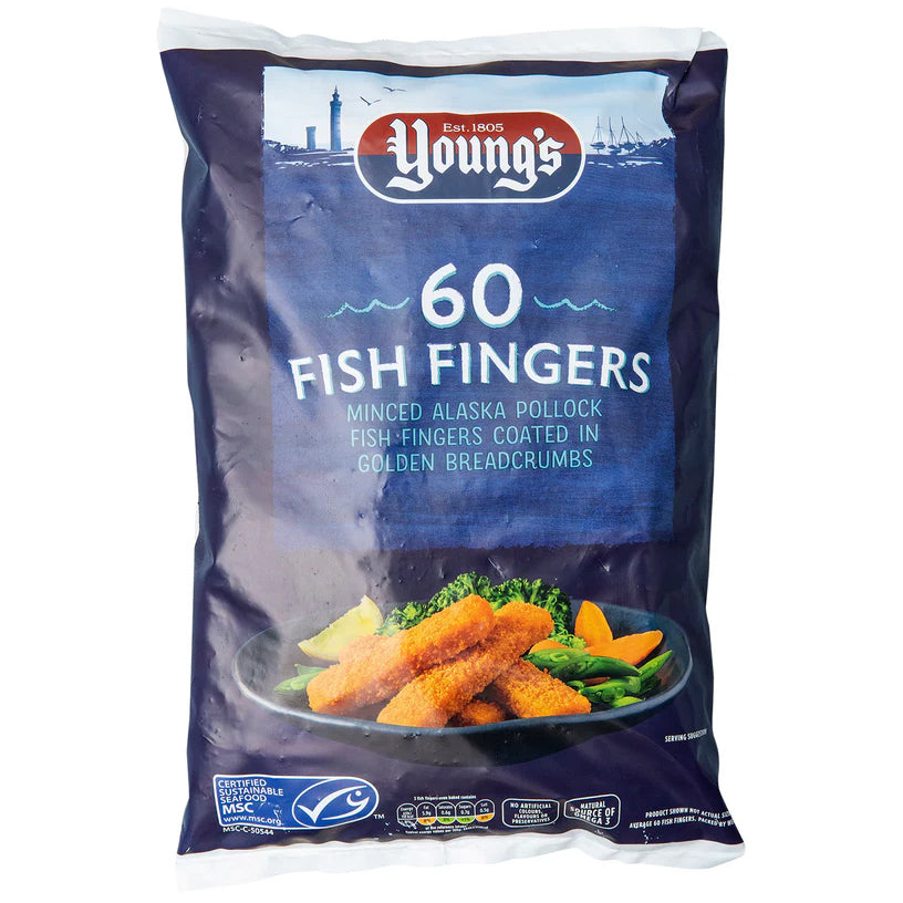 Young'S Breaded Fish Fingers 60s x25g