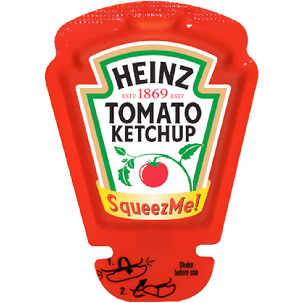 Heinz Tomato Ketchup Squeezme 100x26ml