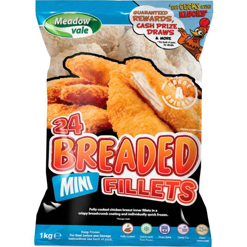 Meadowvale Breaded Mini Fillet 1Kg