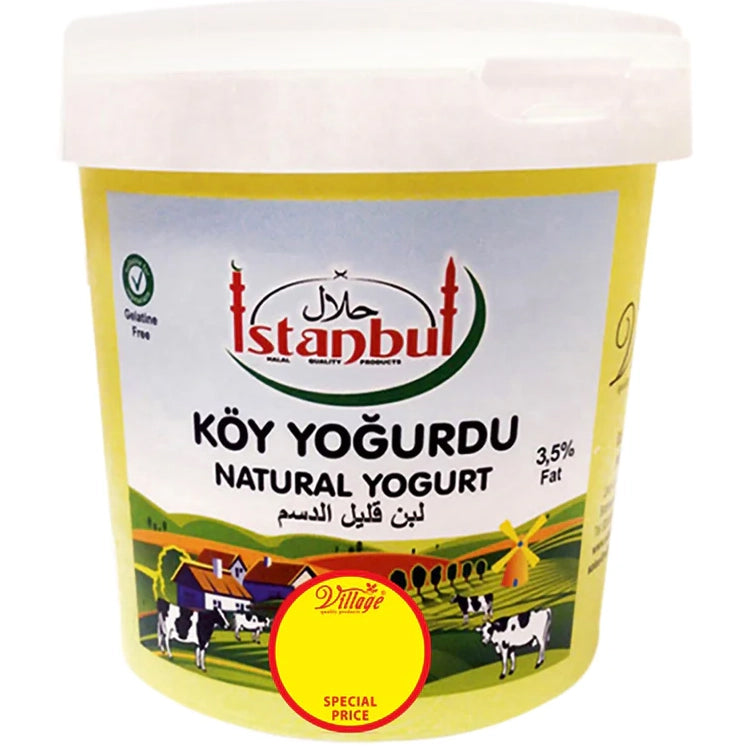 Istanbul Yogurt Natural 3.5% 1Kg