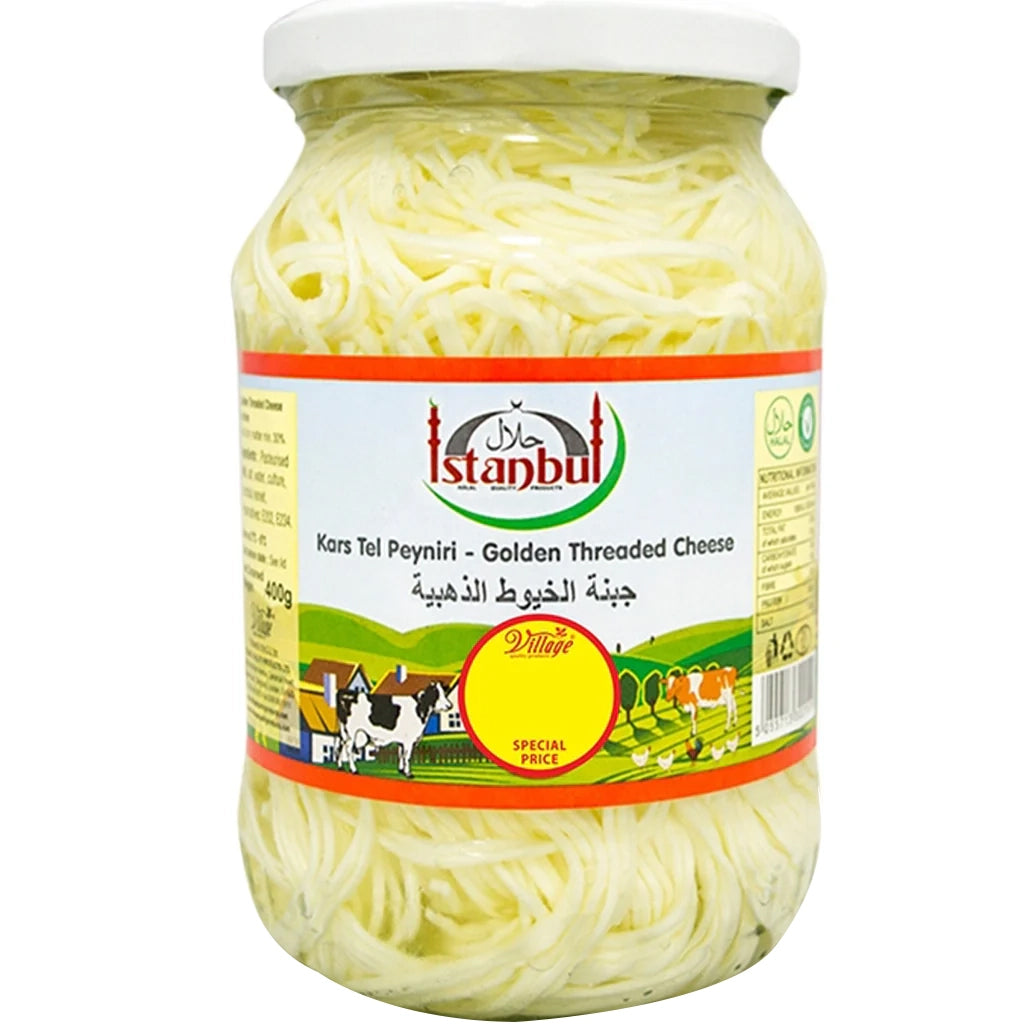 Istanbul Golden Threaded Cheese [Kars Tel Peyniri] (JAR) 400g