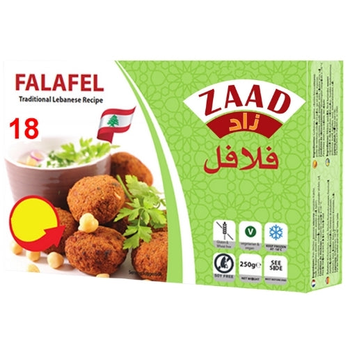 Zaad Falafel Lebanese 18pcs 350g PM £3.95