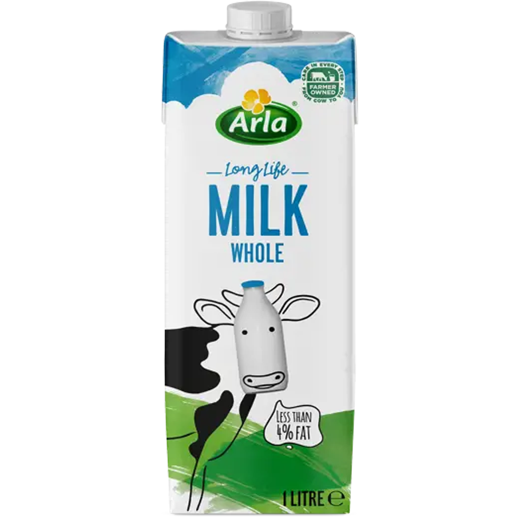 Arla Whole UHT Milk 1L