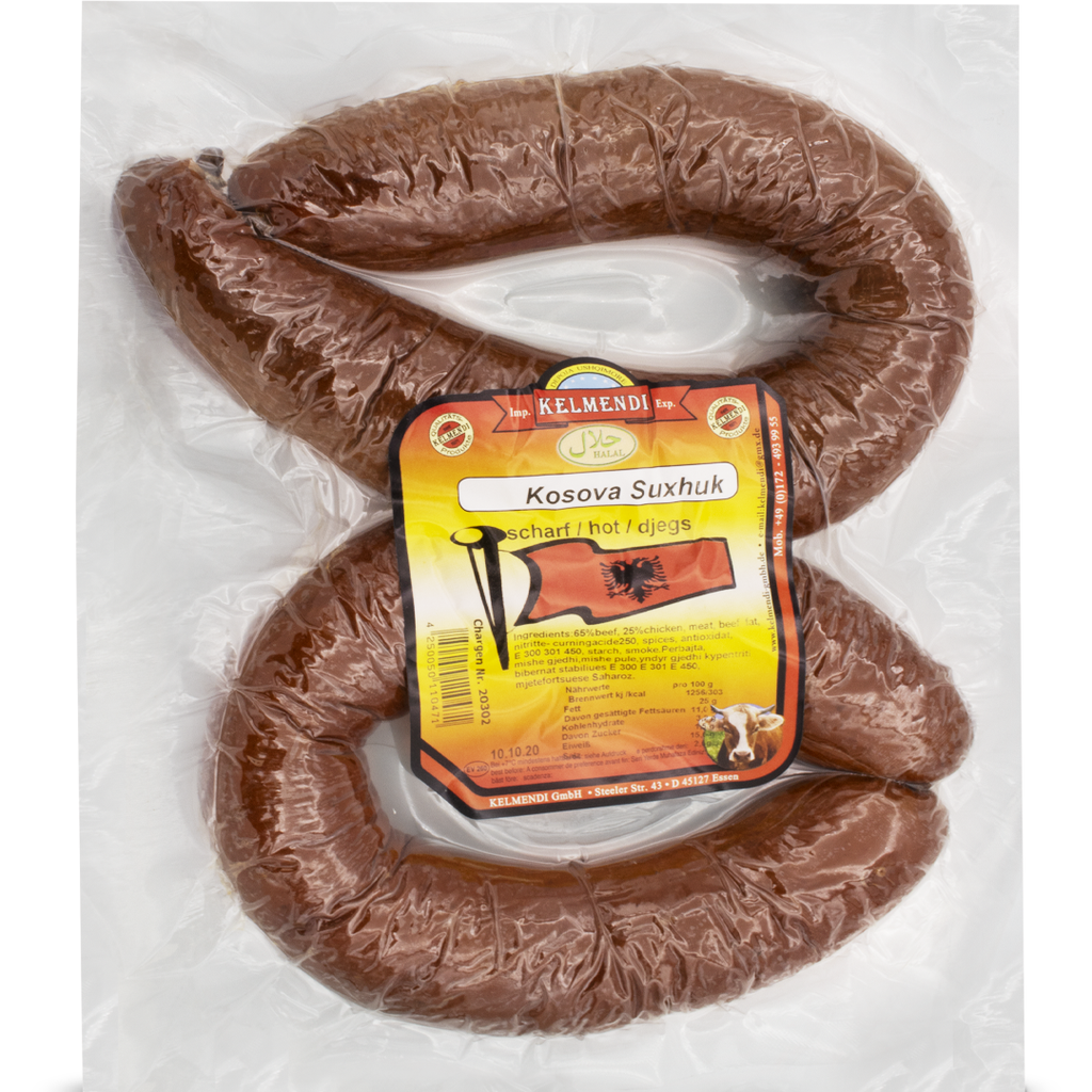 Kelmendi Kosova Kangal Suxhux-Sucuk (HOT) 1kg
