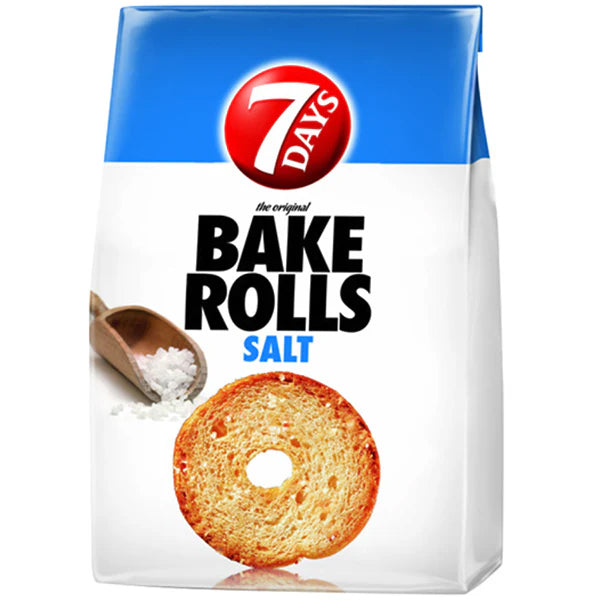 7Days Bake Rolls Salt 12x80g
