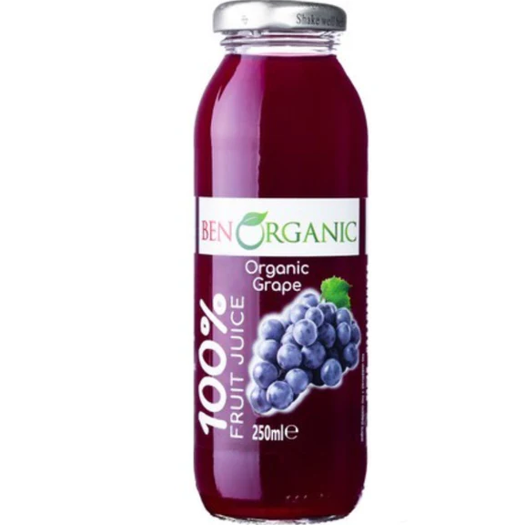 Ben Organic Grape Juice 250ml