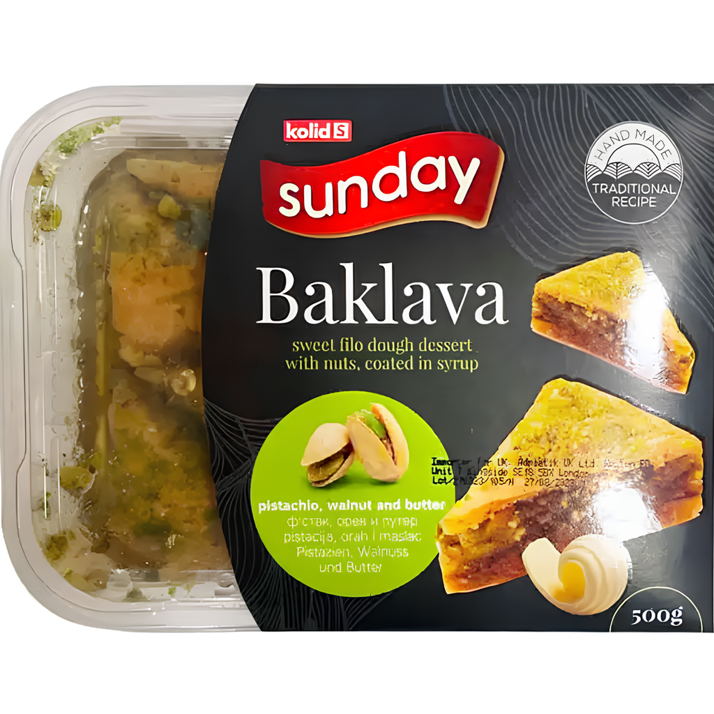 Sunday Baklava Pistachio, Walnut and Butter 500g