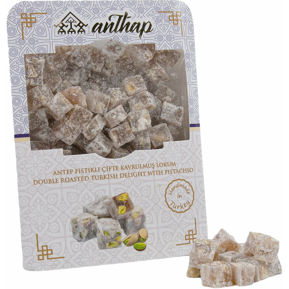 Anthap Double Roasted Turkish Delight with Pistachio 300g