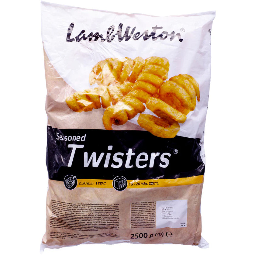 Lambweston Seasoned Twisters 2.5Kg
