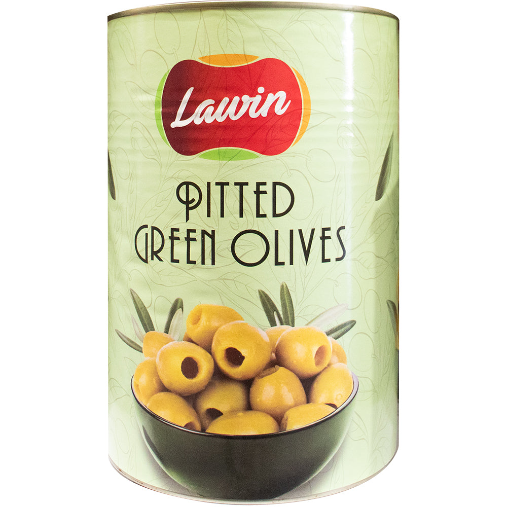 Lawin Pitted Green Olives (TIN) 4.5Kg