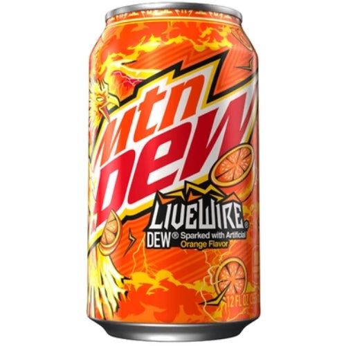 Mountain Dew Live Wire Can Usa 355ml
