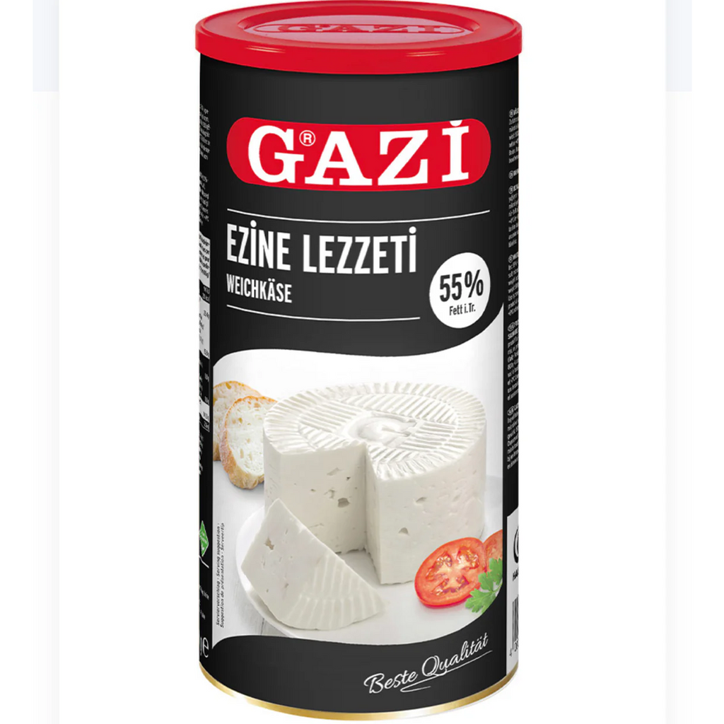 Gazi Ezine Lezzeti Cheese 55% (Black TIN) 800g