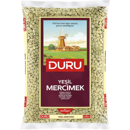 Duru Green Lentil (Yesil Mercimek) 2Kg
