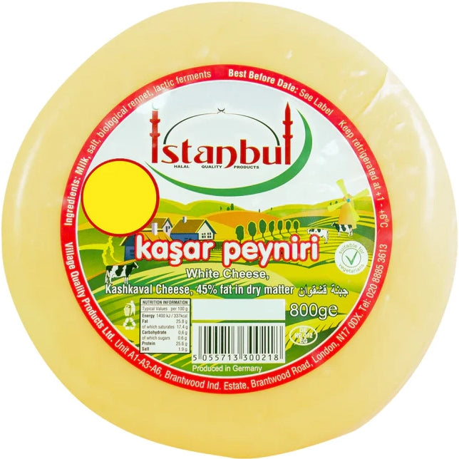 Istanbul Kasar Cheese [Kashkaval] (Wheel) 800g