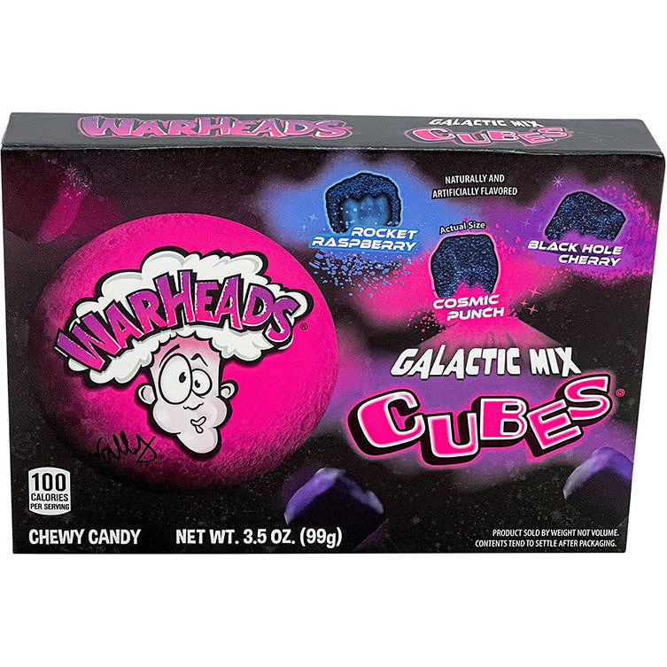 Warheads TB Galatic Mix Cubes 12x99g (3.5oz)